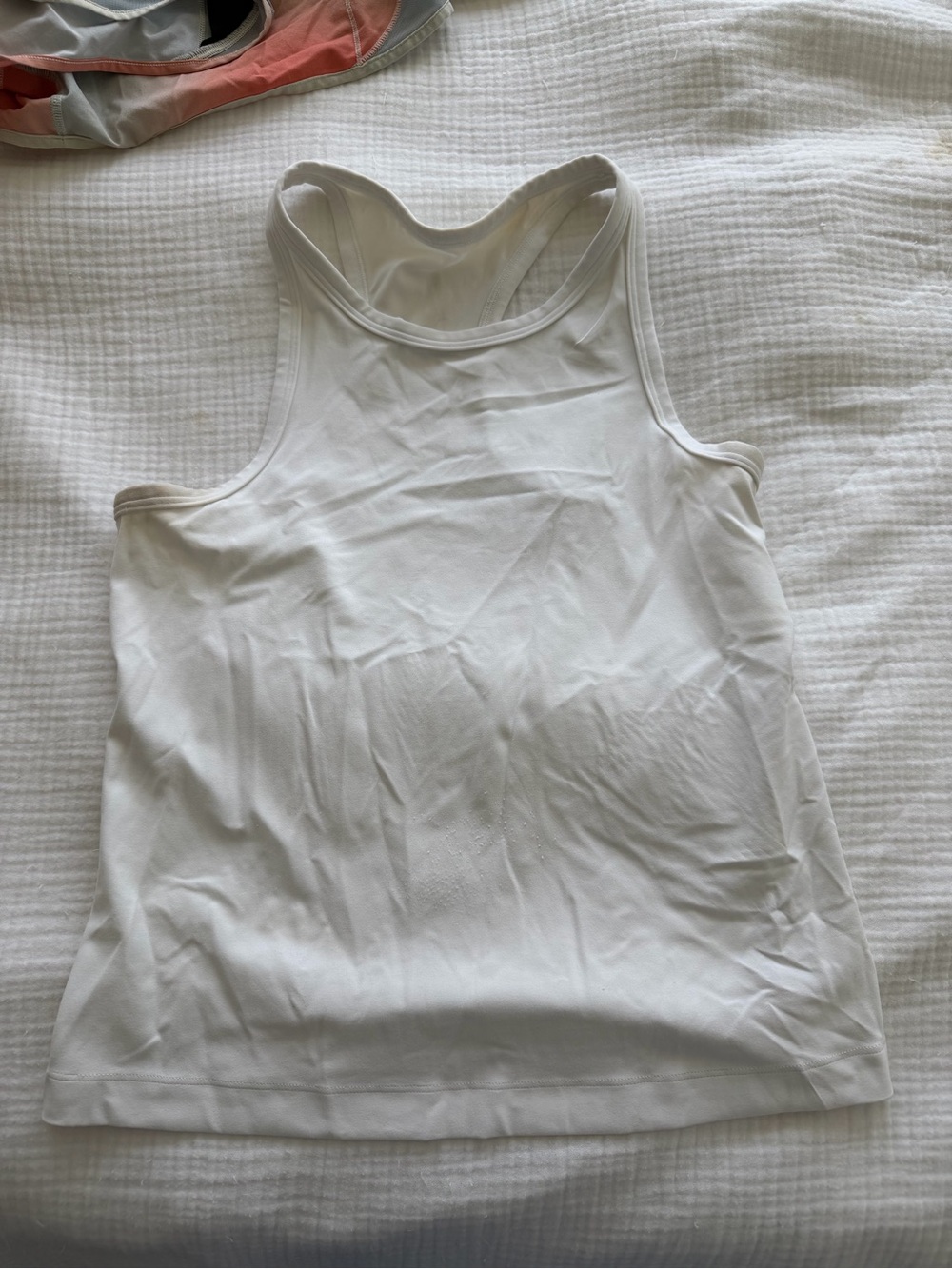 lululemon athletica White Racerback Tank